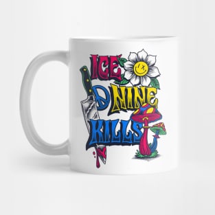 Ice music Nine band Kills  – Flower On White Mug